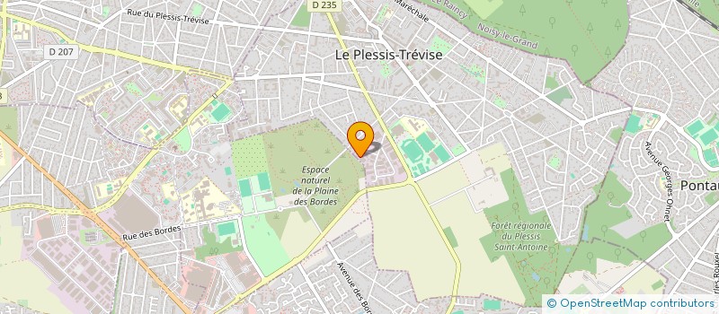 localisation de l'entreprise FUNEROUTE TRANSPORTS FUNERAIRES à LE PLESSIS-TREVISE