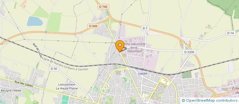 localisation de l'entreprise FUNEXPRESS à LUCON