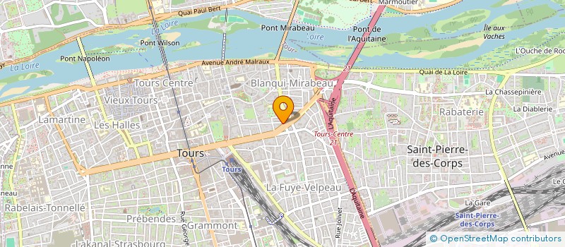 localisation de l'entreprise FUNGIBALL  TOURS