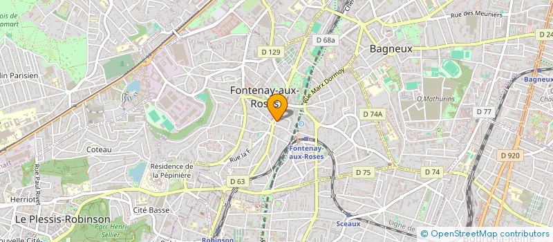 localisation de l'entreprise FUNK DA PROD à FONTENAY-AUX-ROSES