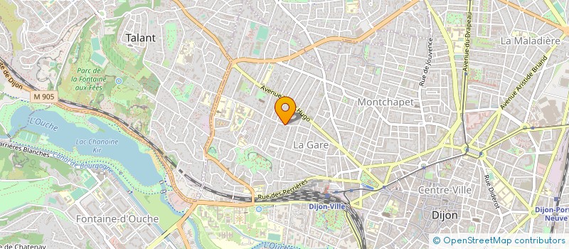 localisation de l'entreprise FUNKAPROD  DIJON