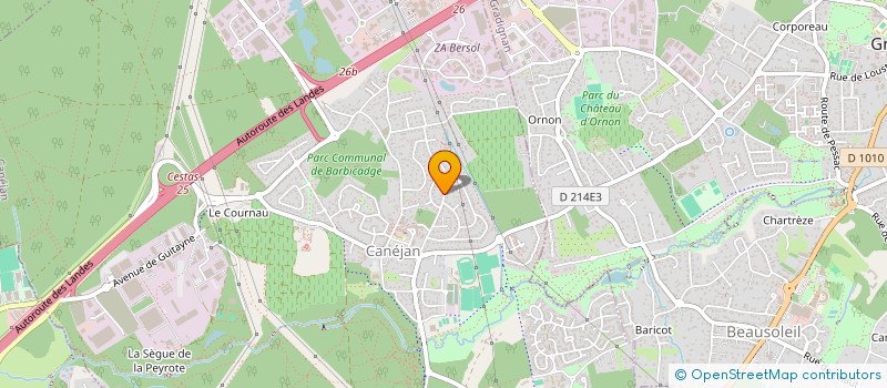 localisation de l'entreprise FUNKEY PROJECT  CANEJAN