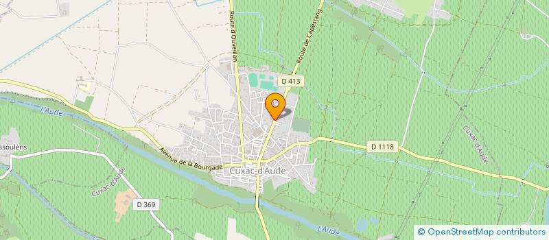 localisation de l'entreprise FUNKY BAND  CUXAC-D'AUDE