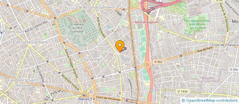 localisation de l'entreprise FUNKY BUDDAH PRODUCTIONS  PARIS