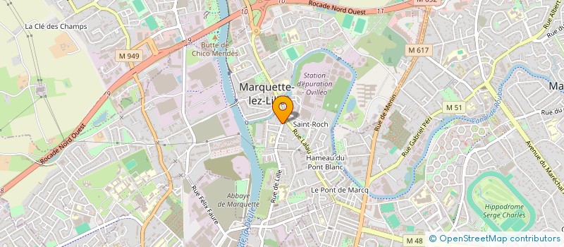 localisation de l'entreprise FUNKY DANCERS  MARQUETTE-LEZ-LILLE