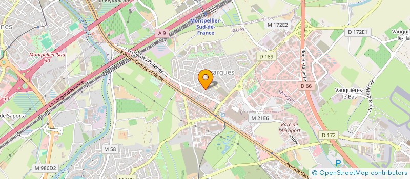 localisation de l'entreprise FUNKY FAMILY à LATTES