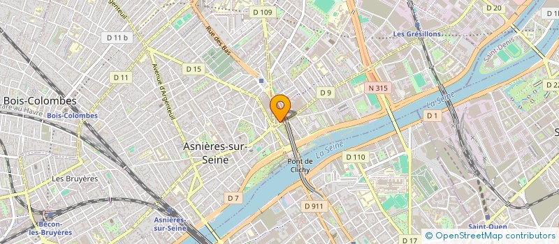 localisation de l'entreprise FUNKY FAMILY  GENNEVILLIERS