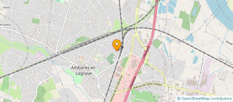 localisation de l'entreprise FUNKY FELLOWS  AMBARES-ET-LAGRAVE