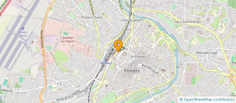 localisation de l'entreprise FUNKY GAME  POITIERS