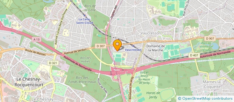 localisation de l'entreprise FUNKYFAMILY  VAUCRESSON