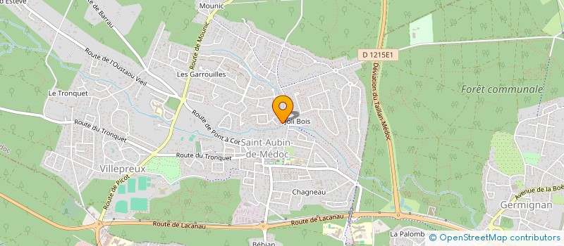 localisation de l'entreprise FUNLANGUES  SAINT-AUBIN-DE-MEDOC