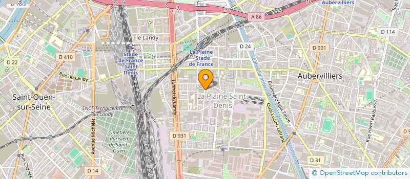 localisation de l'entreprise FUNMASTERS à SAINT-DENIS