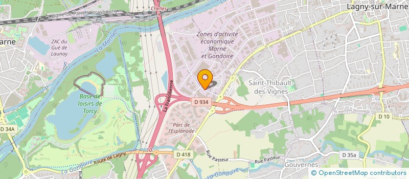 localisation de l'entreprise FUNNY DAY  SAINT-THIBAULT-DES-VIGNES