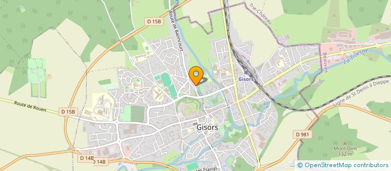 localisation de l'entreprise FUNNY DOG  GISORS