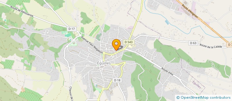 localisation de l'entreprise FUNNY FOOD COMPAGNY  EGUILLES