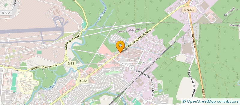 localisation de l'entreprise FUNNY LANDES  MONT-DE-MARSAN