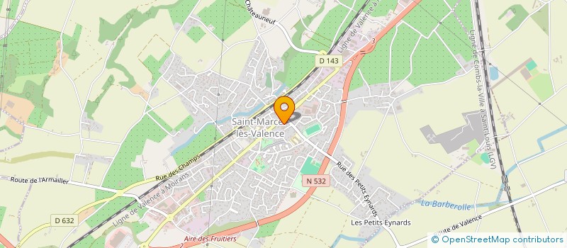 localisation de l'entreprise FUNNY VALENTINE  SAINT-MARCEL-LES-VALENCE