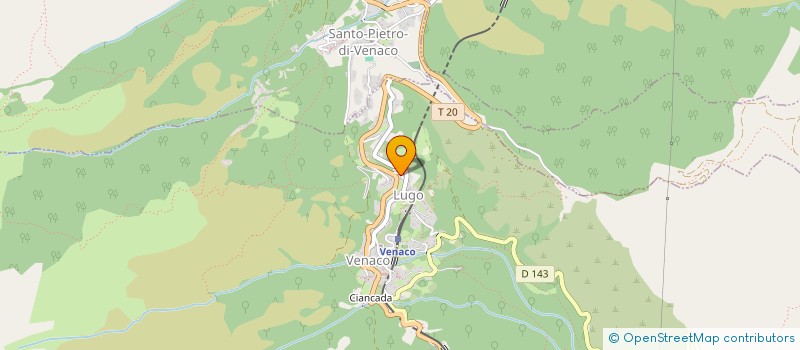 localisation de l'entreprise FUNTANA NOVA à VENACO