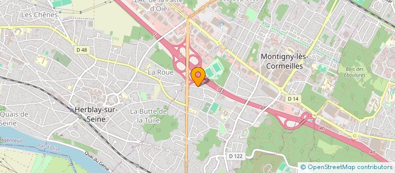 localisation de l'entreprise FUORICLASSE à MONTIGNY-LES-CORMEILLES