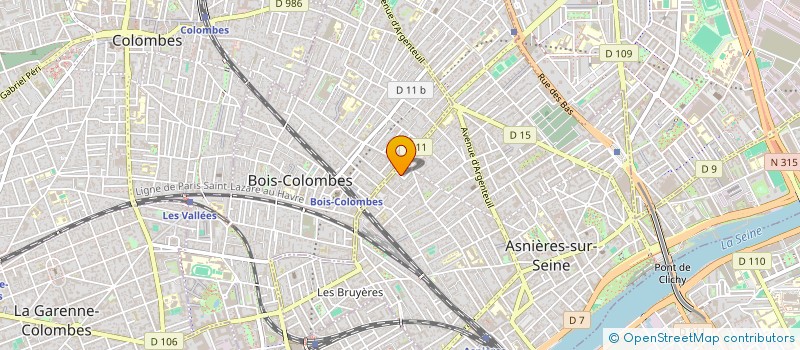 localisation de l'entreprise FUOSSEU IMMOBILIERS à ASNIERES-SUR-SEINE