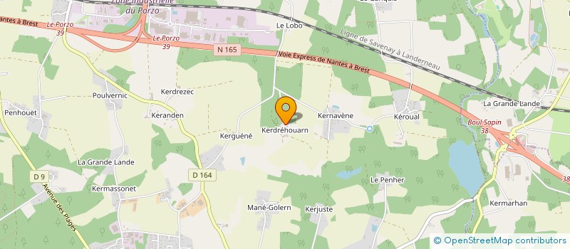 localisation de l'entreprise FUR à KERVIGNAC