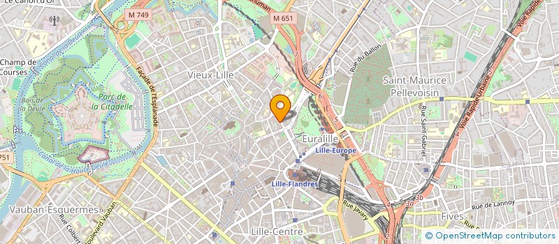 localisation de l'entreprise FURAX à LILLE