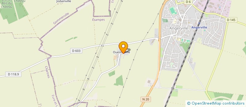 localisation de l'entreprise FURBEN  ANGERVILLE