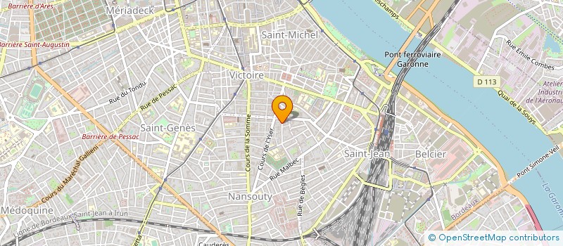 localisation de l'entreprise FURCAS & PICCOLI à BORDEAUX