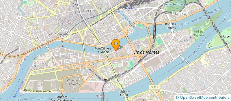 localisation de l'entreprise FURIC ALIMENTAIRE à NANTES