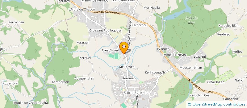 localisation de l'entreprise FURIC TRAITEUR-ROTISSERIE à PLEUVEN