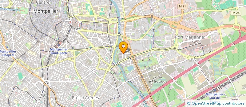 localisation de l'entreprise FURIES à MONTPELLIER