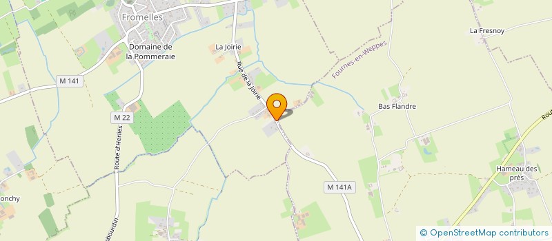 localisation de l'entreprise FURIO LDT & L OR DU TEMPS  FROMELLES