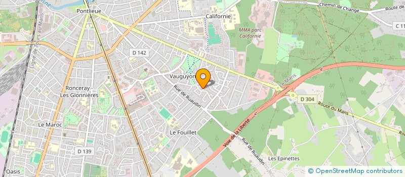 localisation de l'entreprise FURION  LE MANS