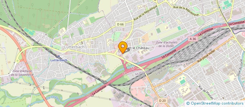 localisation de l'entreprise FURIOUS  PFASTATT