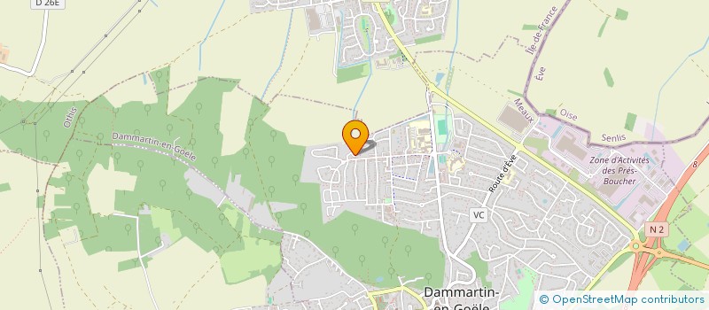 localisation de l'entreprise FURIOUS PIZZA  DAMMARTIN-EN-GOELE