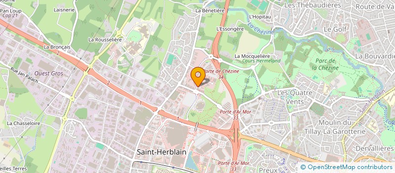 localisation de l'entreprise FURIOZA à SAINT-HERBLAIN