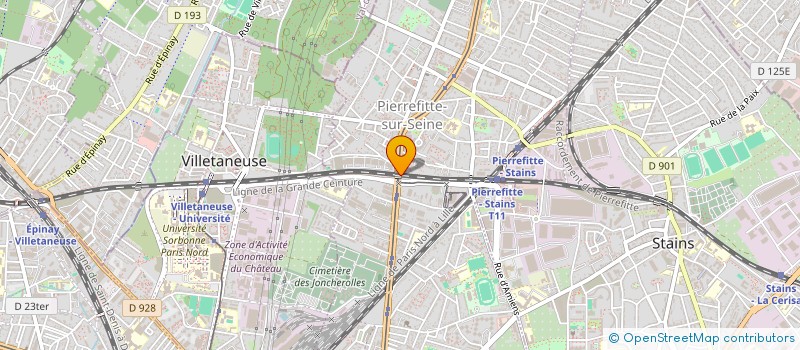 localisation de l'entreprise FURKAN à PIERREFITTE-SUR-SEINE