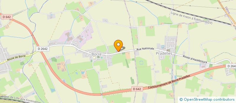 localisation de l'entreprise FURLAN HOLDING  BORRE