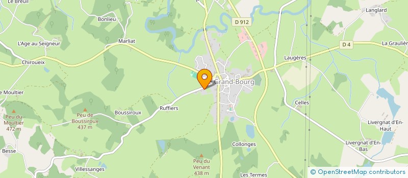 localisation de l'entreprise FURLAN MERIGUET  LE GRAND-BOURG