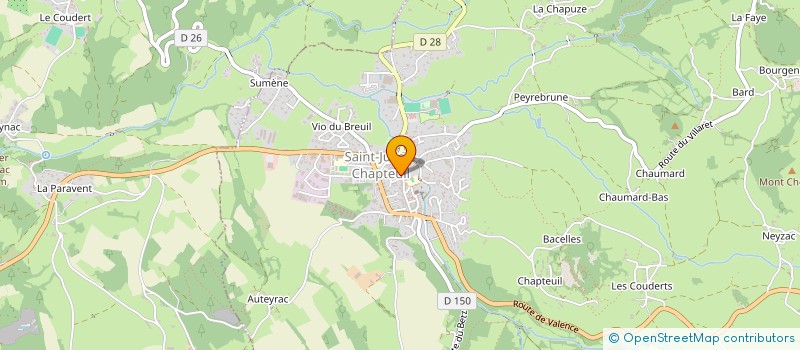 localisation de l'entreprise FURNAS  SAINT-JULIEN-CHAPTEUIL