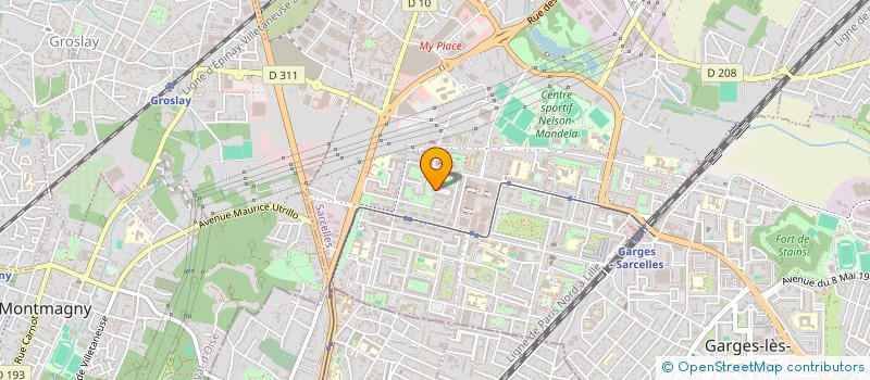 localisation de l'entreprise FURSAN  SARCELLES