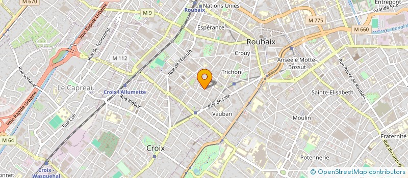 localisation de l'entreprise FURTADO BRITO  ROUBAIX