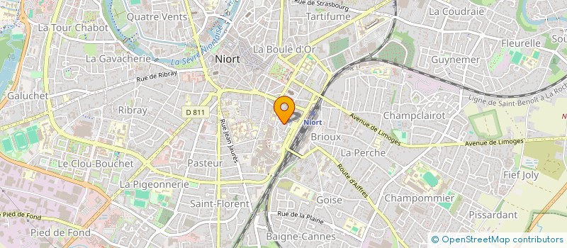 localisation de l'entreprise FURTIF CARS  NIORT