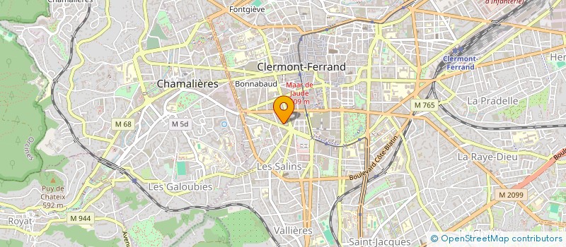 localisation de l'entreprise FURY  CLERMONT-FERRAND