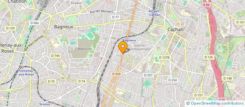 localisation de l'entreprise FURYO MOTO à BAGNEUX