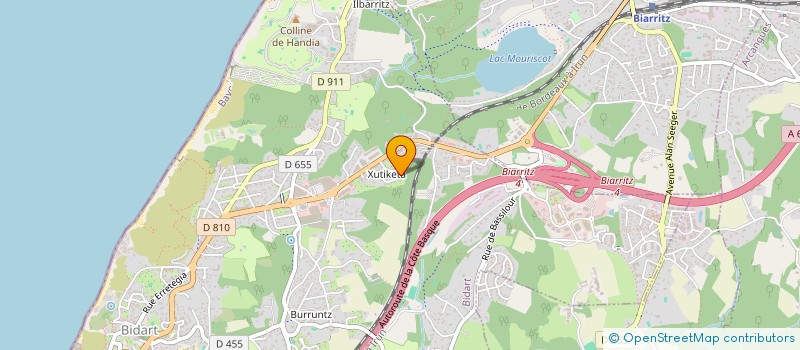 localisation de l'entreprise FUS IMMO  BIDART