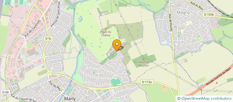 localisation de l'entreprise FUS'IMMO  MARLY