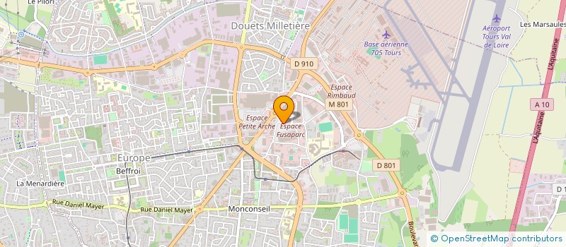 localisation de l'entreprise FUSA DRIVE  TOURS