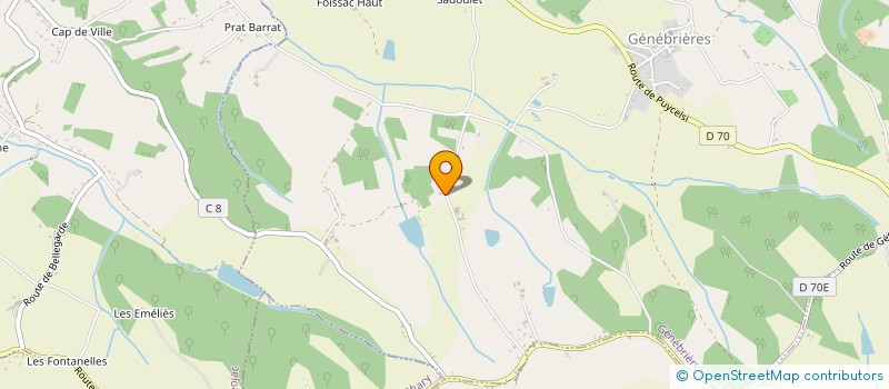 localisation de l'entreprise FUSARI BATIMENT  GENEBRIERES