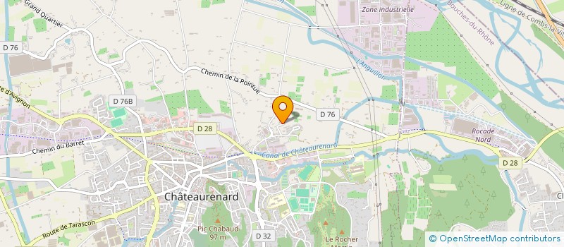 localisation de l'entreprise FUSAT ELECTRICITE à CHATEAURENARD